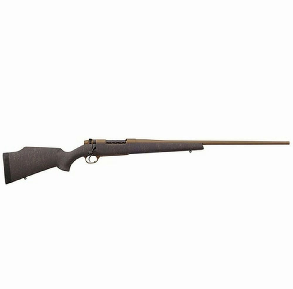 Weatherby Mark V Weathermark Bronze 300 Weatherby Mag, 26", Burnt Bronze Cerakote Black Burnt Bronze Webbing Monte Carlo Stock, 3rd