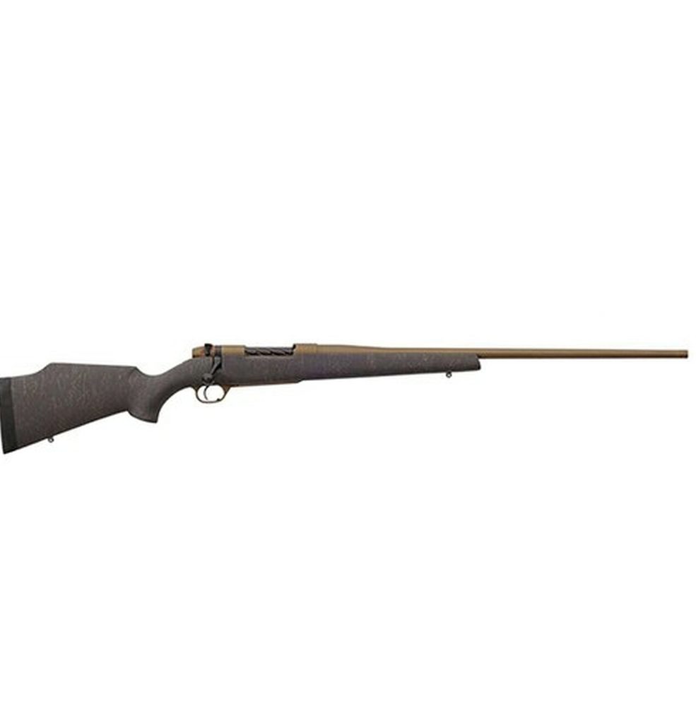 Weatherby Mark V Weathermark Bronze 6.5x300 Weatherby Mag, 26", Burnt Bronze Cerakote Black Burnt Bronze Webbing Monte Carlo Stock, 3rd