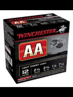 Winchester 12 Gauge Ammunition Target TRGT128BOX 2-3/4" #8 Shot 1-1/8oz