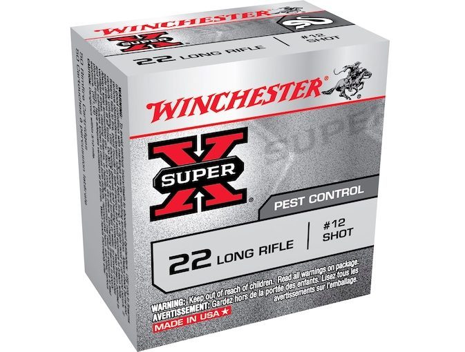Winchester Super X 22LR Ammo 25 Grain Lead Shot