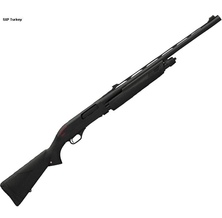 Winchester SXP Turkey Matte Black 12 Gauge 3-1/2in Pump Action Shotgun – 24in
