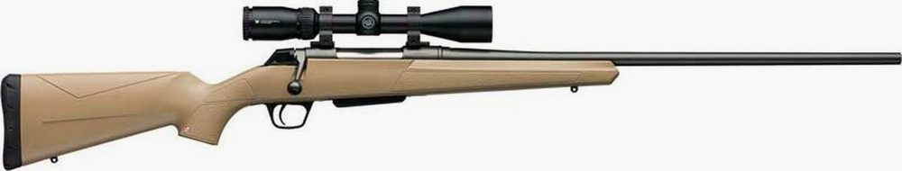 Winchester XPR Composite Rifle Package 243 Win 22" Barrel, FDE Stock, W/3-9x40 Vortex Scope Mounted