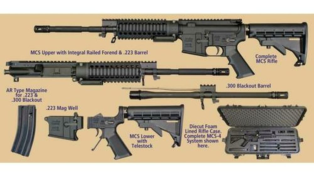 WIndham AR-15 MULTI- CALIBER Kit 5.56 & 300 Blackout 16" Barrel, 30 rd Mag With Case