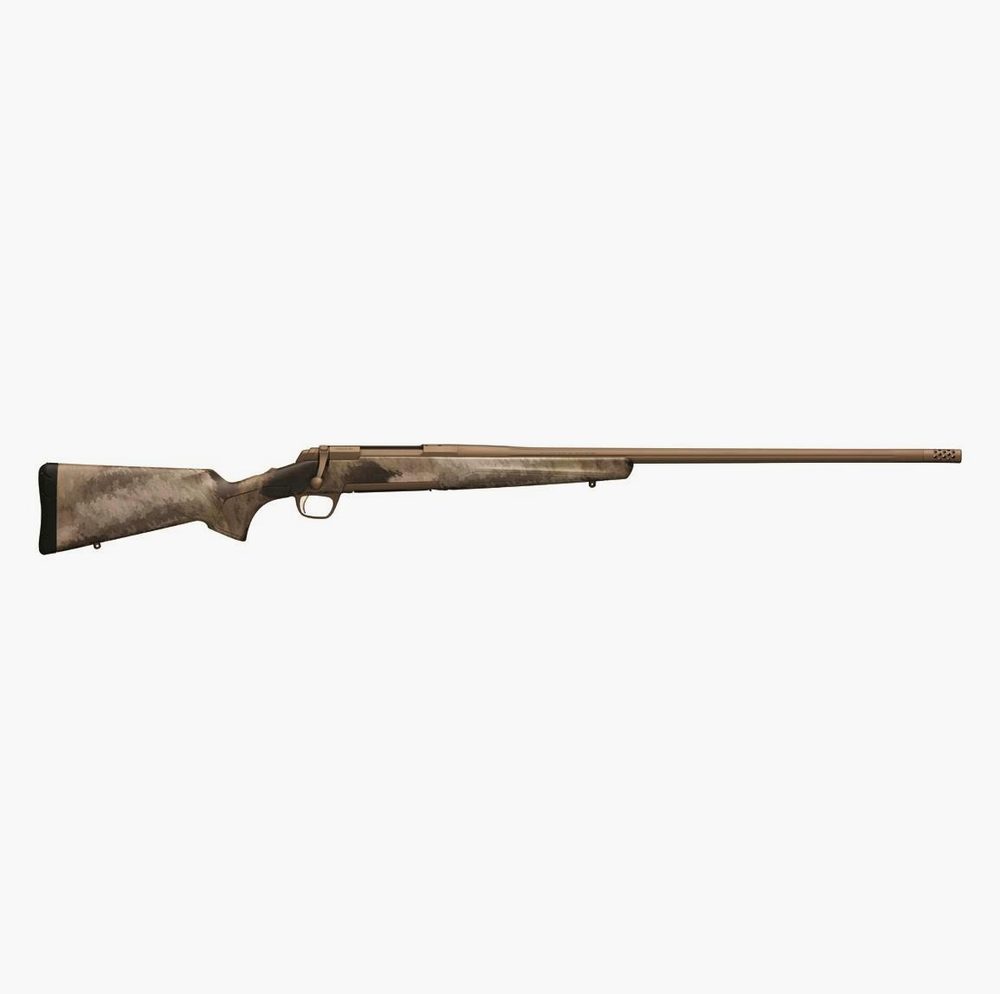 X-Bolt Hells Canyon Long Range 6mm Creedmoor Bolt Action Rifle with A-TACS AU Camo Stock