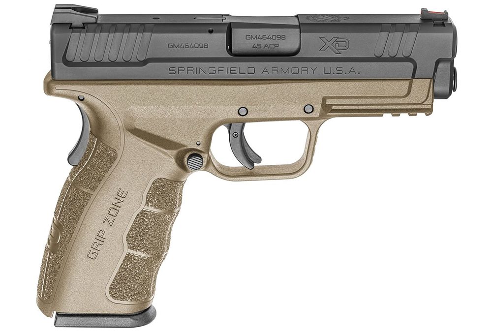 XD Mod.2 45 ACP 4.0 Flat Dark Earth (FDE) Service Model with 3 Magazines