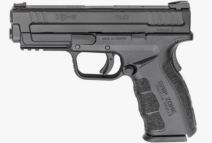 XD Mod.2 9mm 4.0 Service Model Black Essentials Package with GripZone
