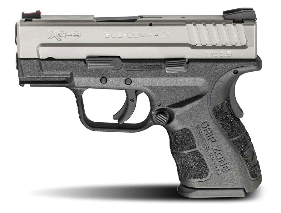 XD Mod.2 9mm Sub-Compact Bi-Tone Essentials Package with GripZone