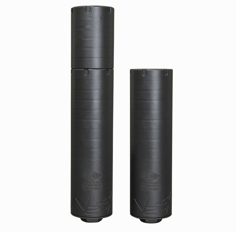Yankee Hill Machine Nitro N20 7.62mm Suppressor, Titanium, 5.4"-7.5" Configuration, Matte Black