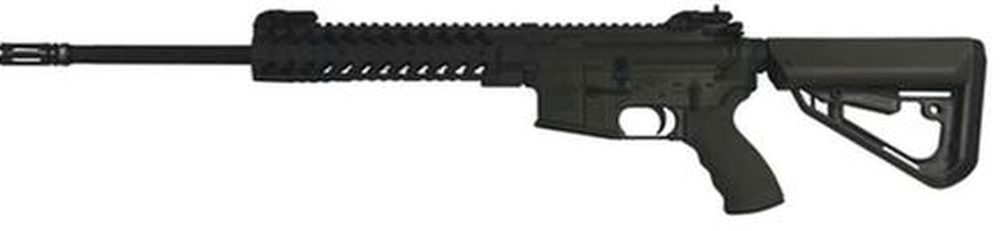 YHM AR-15 SLR-Smooth Specter Carbine 5.56/223 16" Fluted Barrel, Ti-7 Adjustable Ergo Stock, OD Green Cerakote