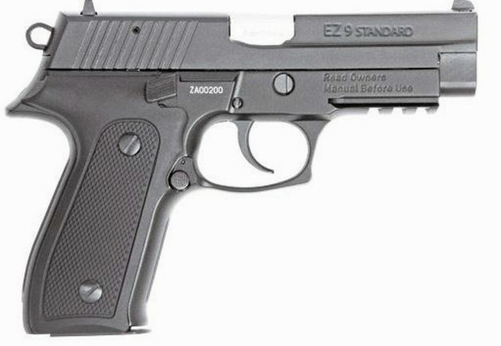 Zastava EZ-9 Full Size, 9mm, Polymer Grips, Blued Finish, 15 Round