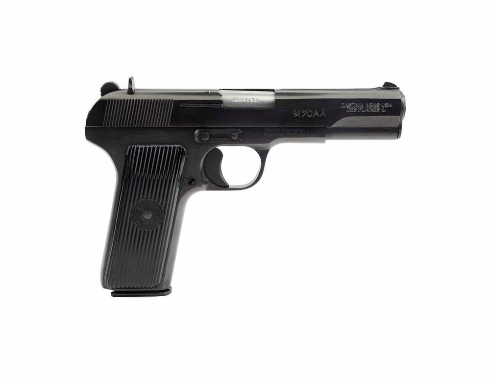 Zastava M70AA Tokarev Pistol (Soviet TT Type) 9mm 4.5" Barrel, Blued Finish, 8rd Mag