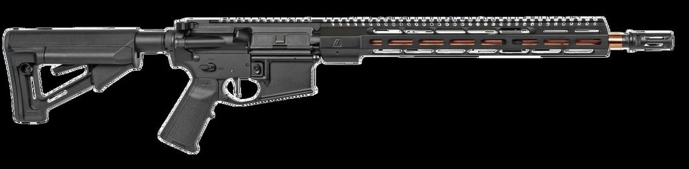 ZEV Technologies Core Elite AR-15 5.56mm/223, 16" Fluted Match Barrel W/Bronze PVD Coating, Black, Magpul MOE Furniture, 1x 30rd PMAG
