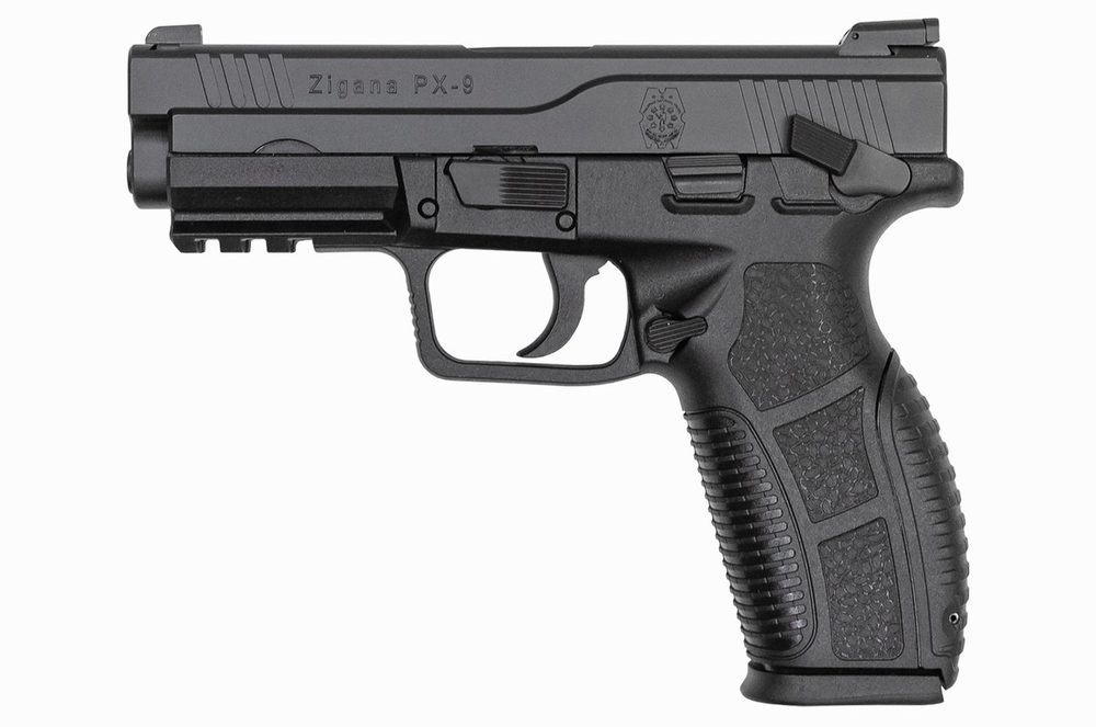 Zigana PX-9 9mm Pistol with Two 15-Round Magazines and Holster